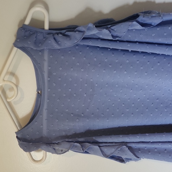 RW&CO blue cold shoulder top - Picture 3 of 5